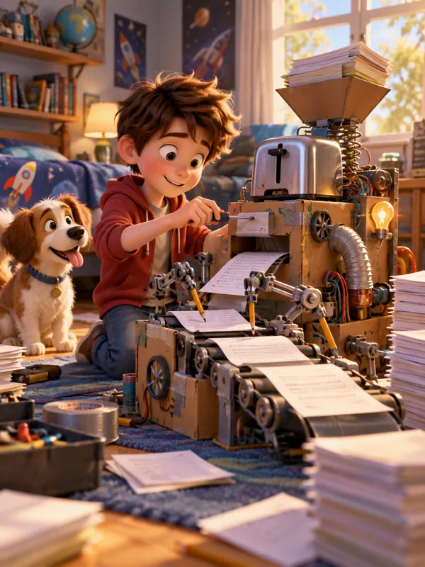 The Homework Machine